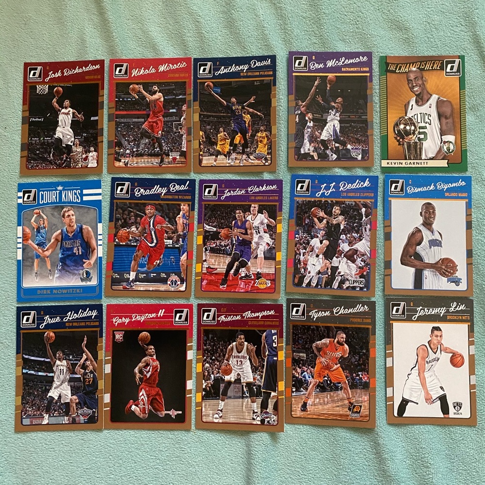 15 Donruss basketball cards